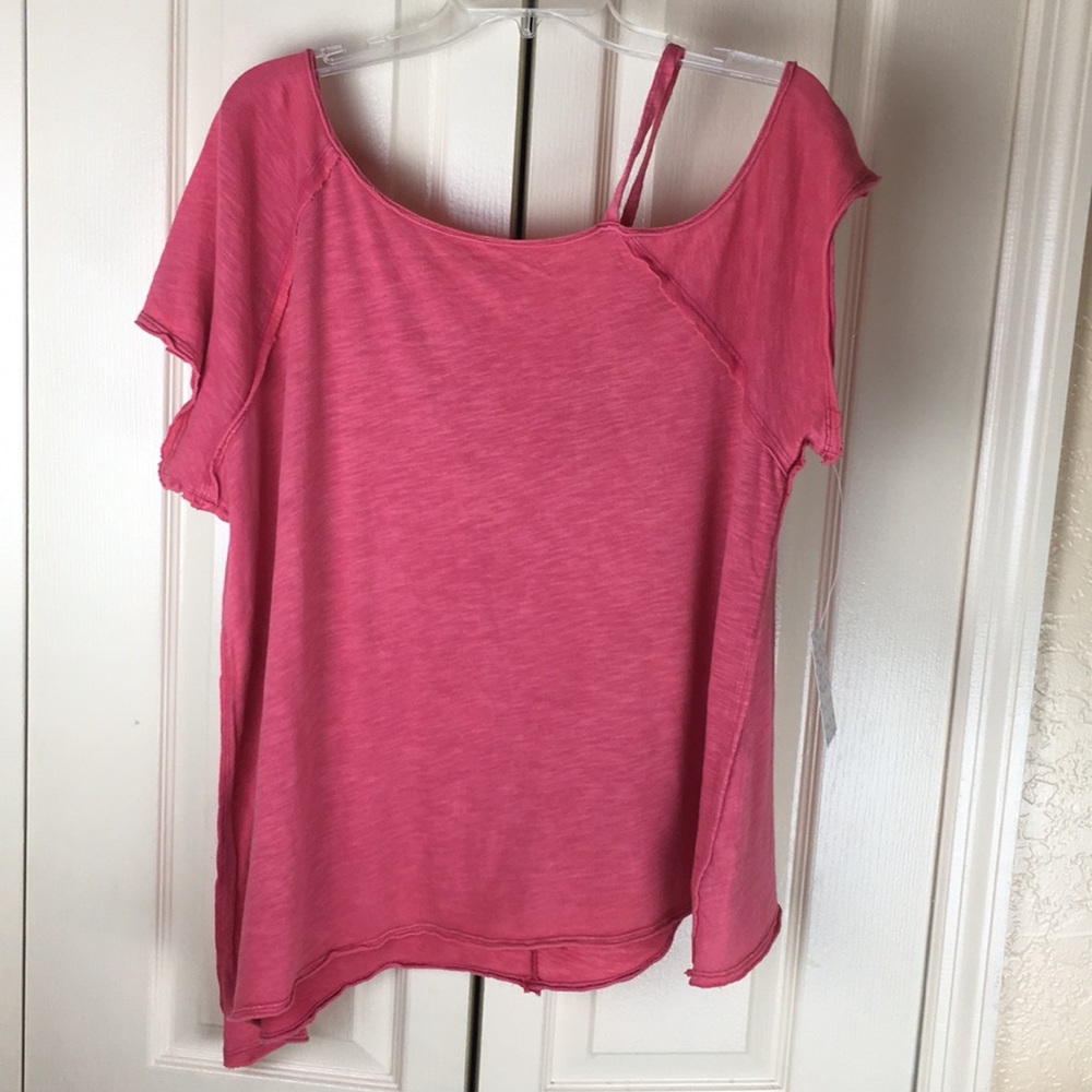 Free People Red comfortable shirt medium